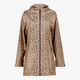 Mountain Peak lange dames regenjas met panterprint