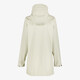 Lange gevoerde dames regenjas lichtbeige