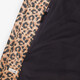 Lange dames regenjas met panterprint