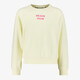 Name It meisjes trui geel met opdruk