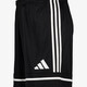 Squa25 heren sportshort zwart wit