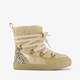Gevoerde meisjes teddy boots beige