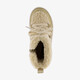 Gevoerde meisjes teddy boots beige