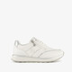 Dames sneakers wit zilver
