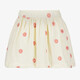 Twoday meisjes rok met roze bloemen wit