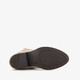 Suède meisjes cowboylaarsjes beige
