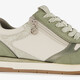 Sneakers dames groen wit