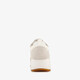 Leren dames sneakers wit beige