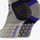 2 paar unisex wandelsokken zwart blauw