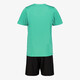 Tweedelig kinder sport set groen zwart