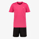 Tweedelige meisjes sport set roze zwart