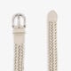 Dames riem gevlochten wit