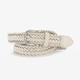 Dames riem gevlochten wit