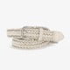 Dames riem gevlochten wit