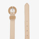Dames riem beige