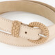 Dames riem beige