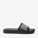 Dames badslippers zwart