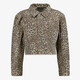 TwoDay meisjes jas met panterprint beige