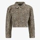 TwoDay meisjes jas met panterprint beige