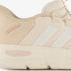 Rapidfit Wide Fit dames sneakers beige wit