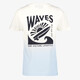 Jongens T-shirt met backprint wit blauw