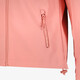 Kinder softshell jas roze