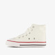 Hoge canvas kinder sneakers wit