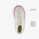 Hoge canvas kinder sneakers wit