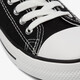 Lage canvas dames sneakers zwart wit