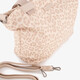 Dames shopper met panterprint beige