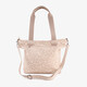 Dames shopper met panterprint beige