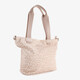 Dames shopper met panterprint beige