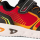 Jongens sneakers met lichtjes rood zwart