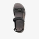 Leren heren sandalen zwart