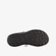 Leren heren sandalen zwart