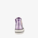 Hoge meisjes sneakers metallic paars