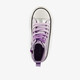 Hoge meisjes sneakers metallic paars