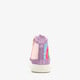 Meisjes sneakers met glitters en regenboog paars