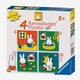 Puzzel Nijntje 6+9+12+16 Stukjes