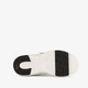 Meisjes dad sneakers wit zilver