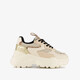 Dad sneakers meisjes beige goud