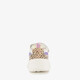 Meisjes dad sneakers wit pastel