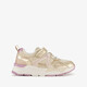Meisjes sneakers goud lila