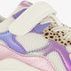 Meisjes dad sneakers wit pastel