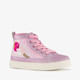 Hoge meisjes sneakers met glitters en pailletten roze