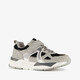 Jongens sneakers grijs zwart