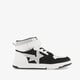Hoge jongens sneakers wit zwart
