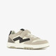 Suede jongens sneakers grijs wit