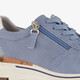 Dames sneakers met kurkdetail blauw