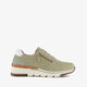 Dames sneakers met kurkdetail groen